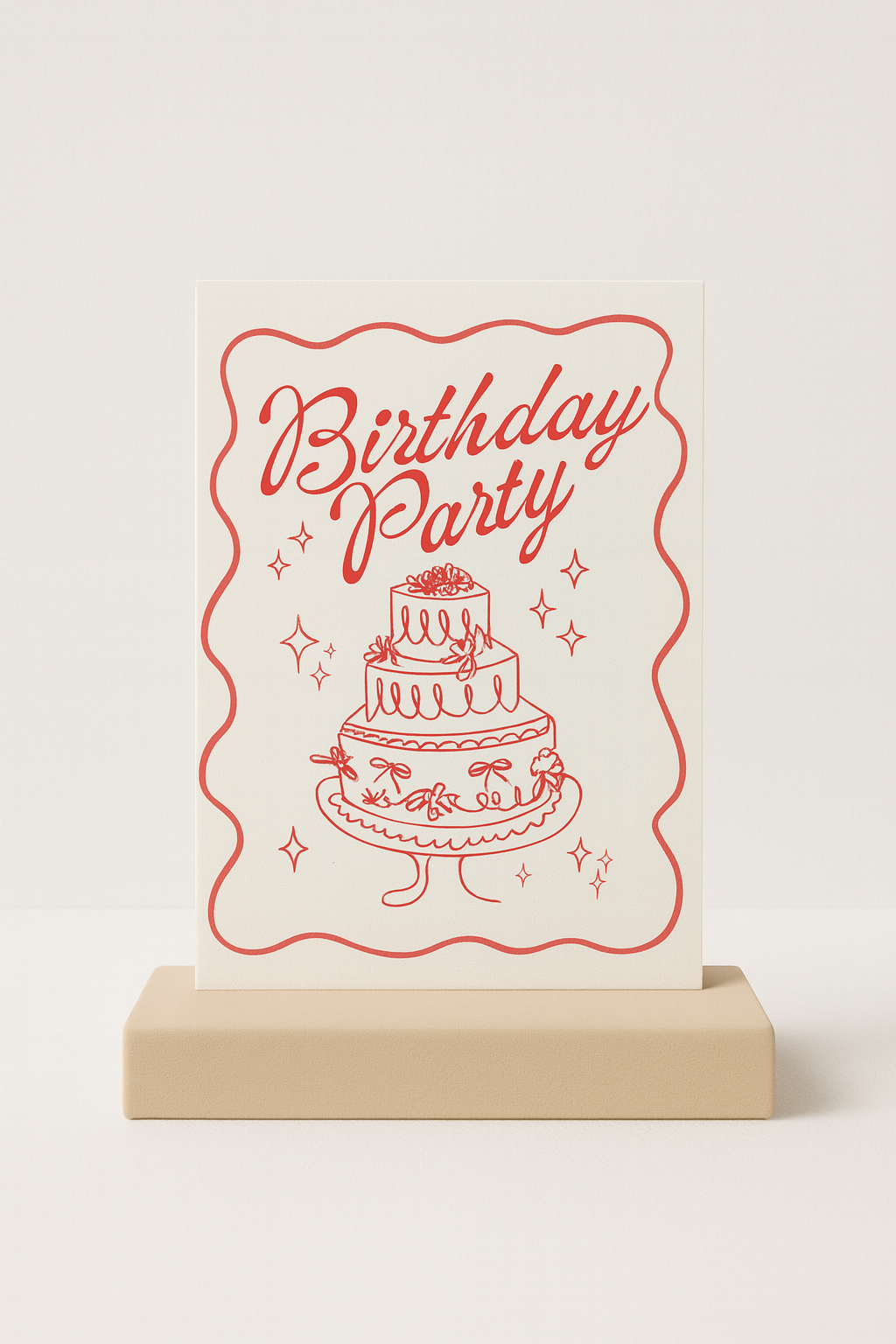 Carte personnalisée avec message