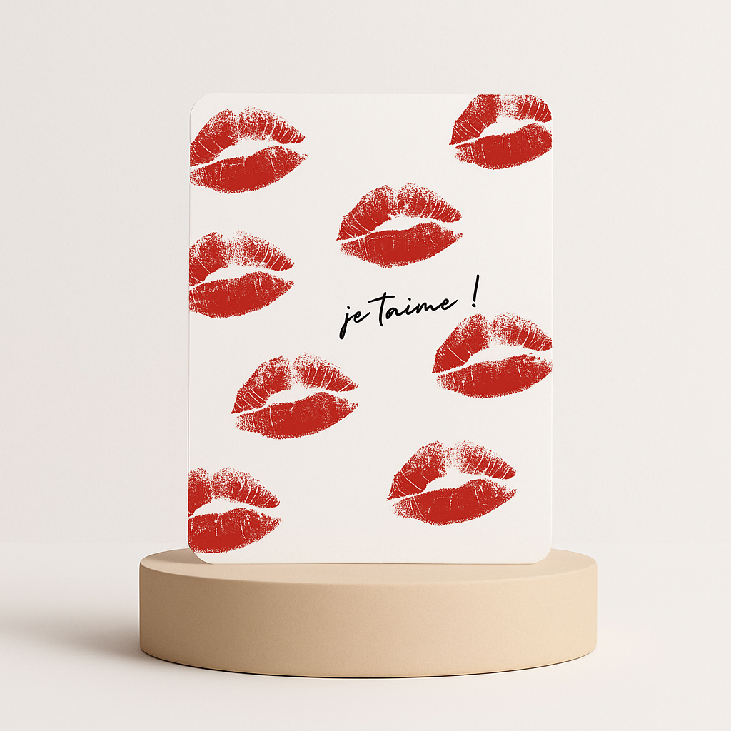 Carte personnalisée avec message