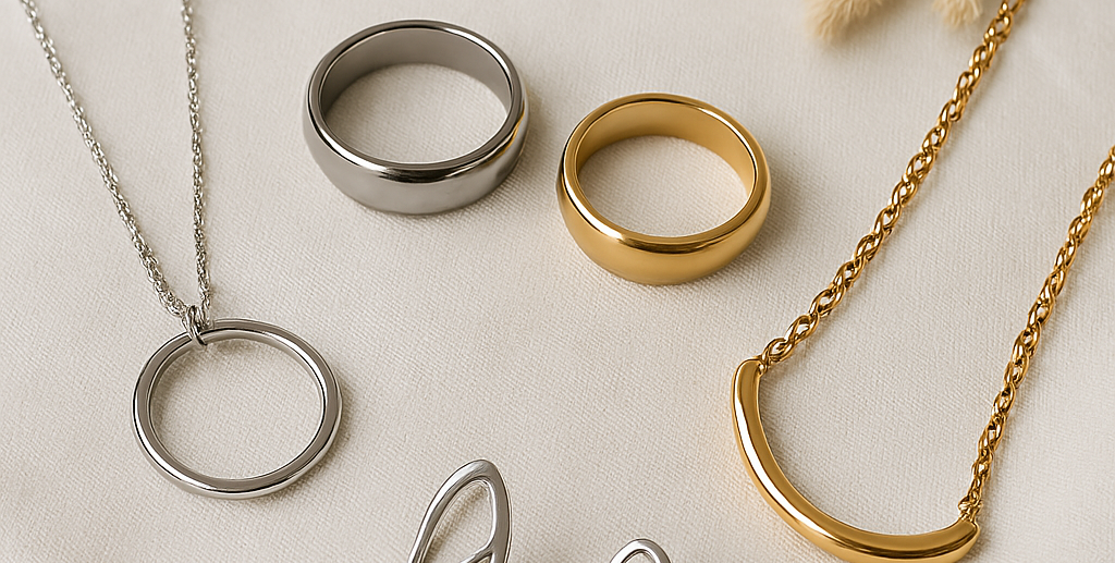 Bijou en acier inoxydable Moon Jewellery Boutique