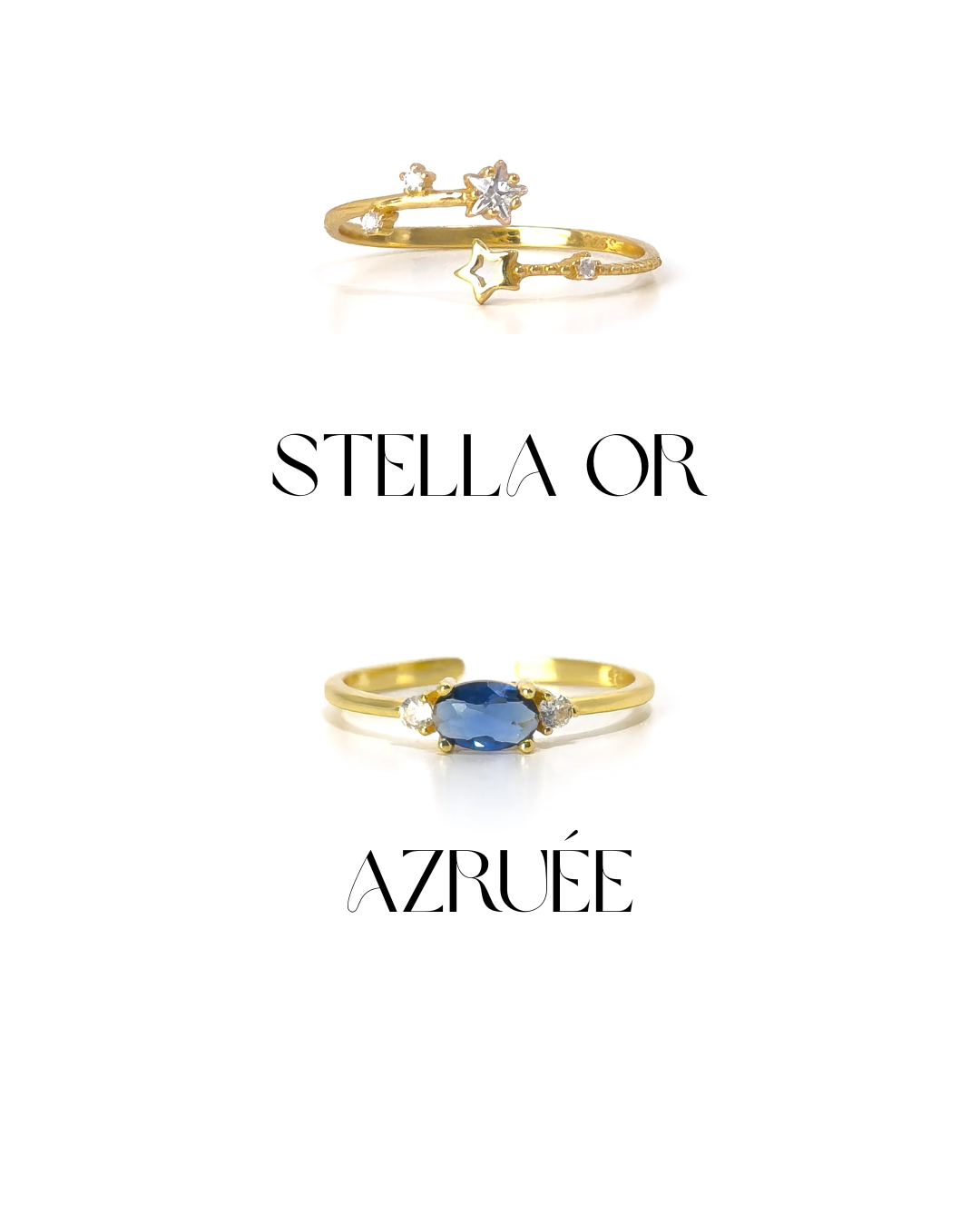 Duo Elégance - Bagues en Argent 925