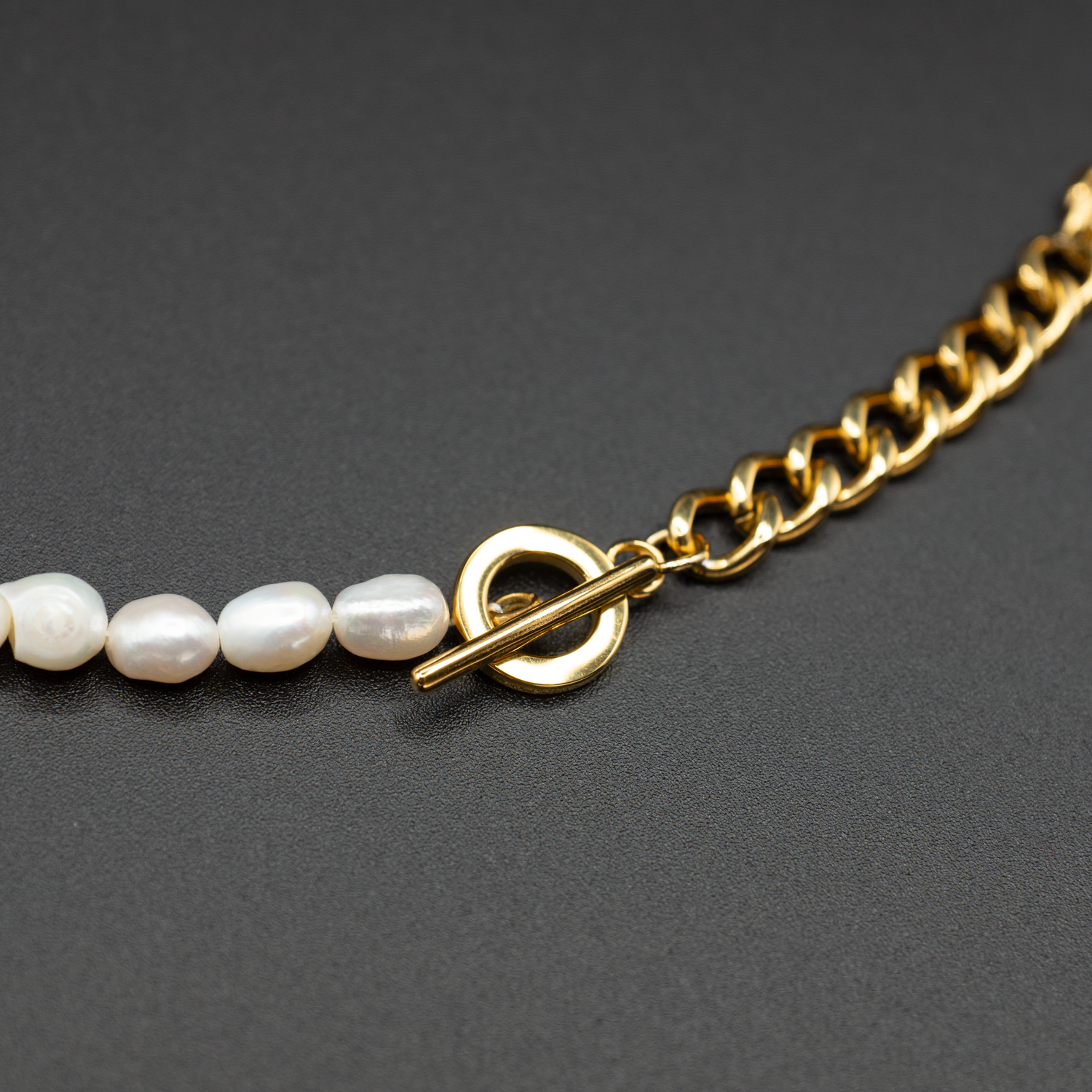 Duo Elina - Acier Inoxydable et Perle d'Eau Douce