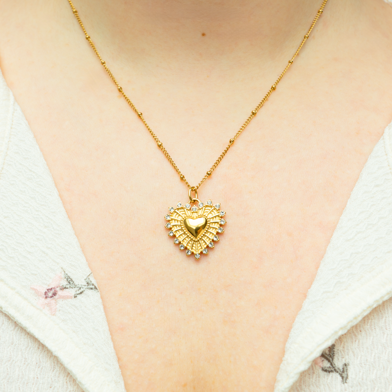 Solène - Collier en acier inoxydable