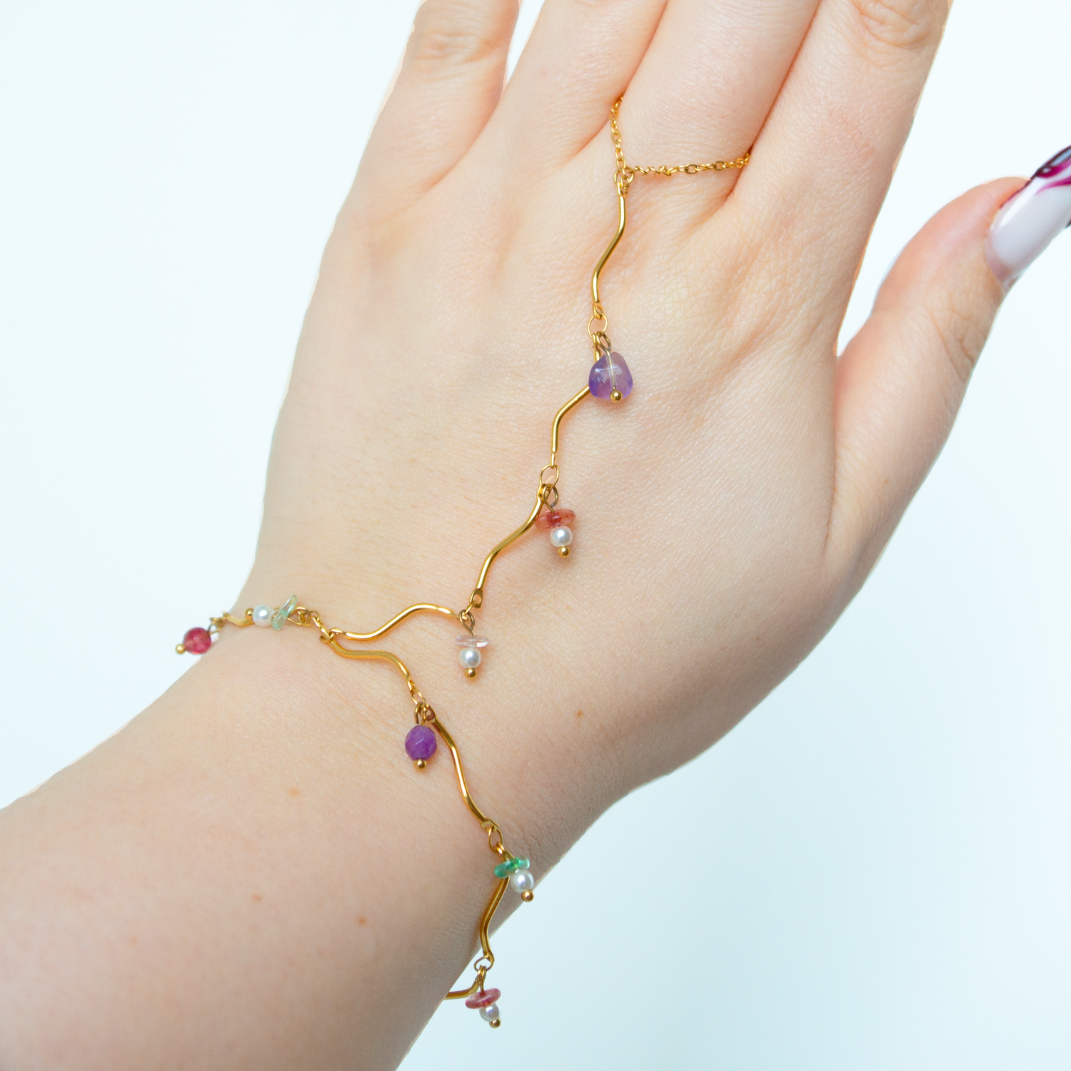 Yara - Chaine de main en acier inoxydable