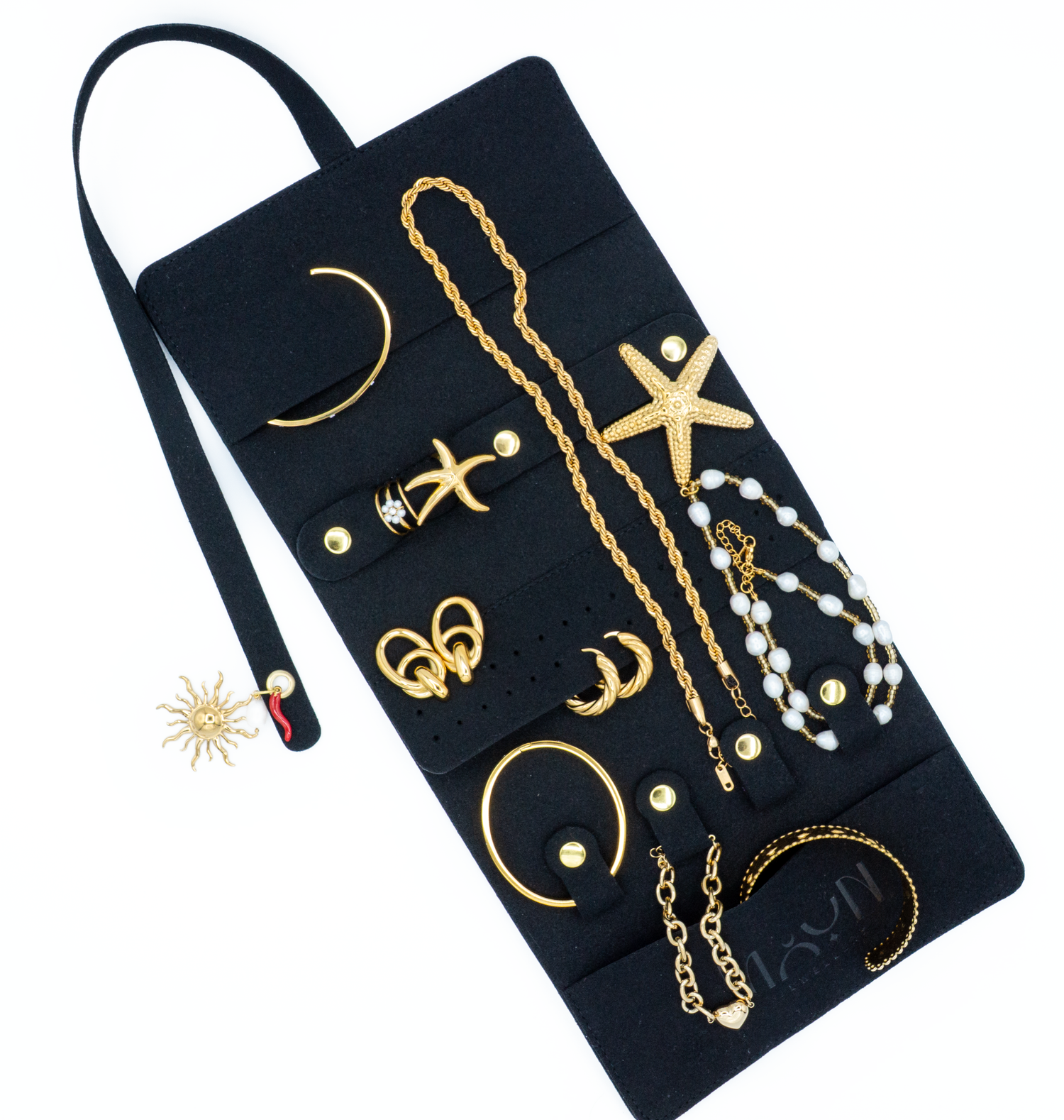 Pochette bijoux personnalisable Nina